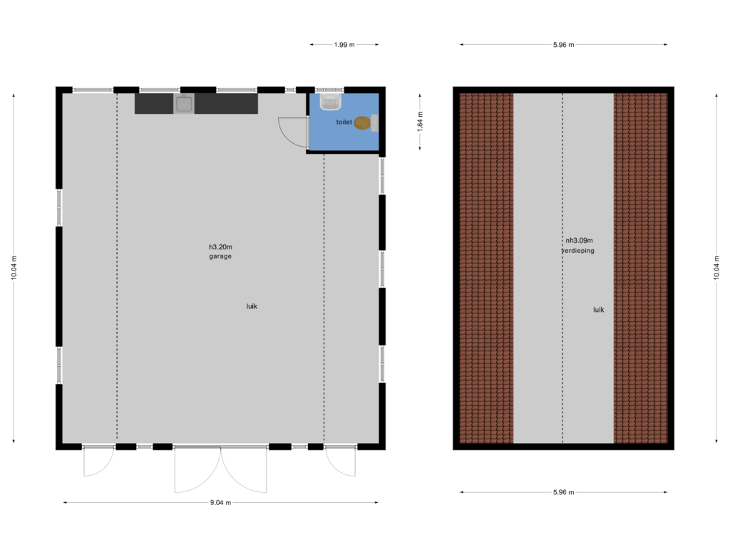 Bekijk plattegrond van Garage/werkplaats van Gorsselseweg 32