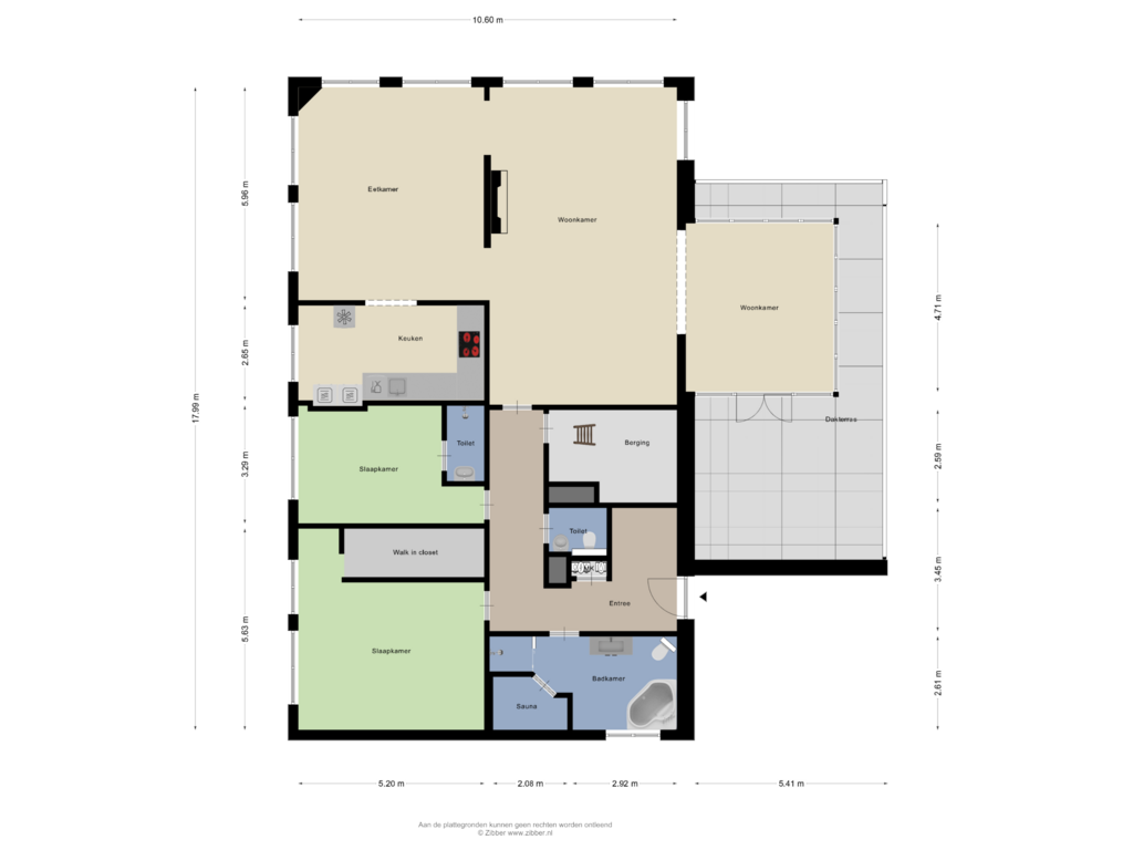 View floorplan of Appartement of Brinkstraat 51