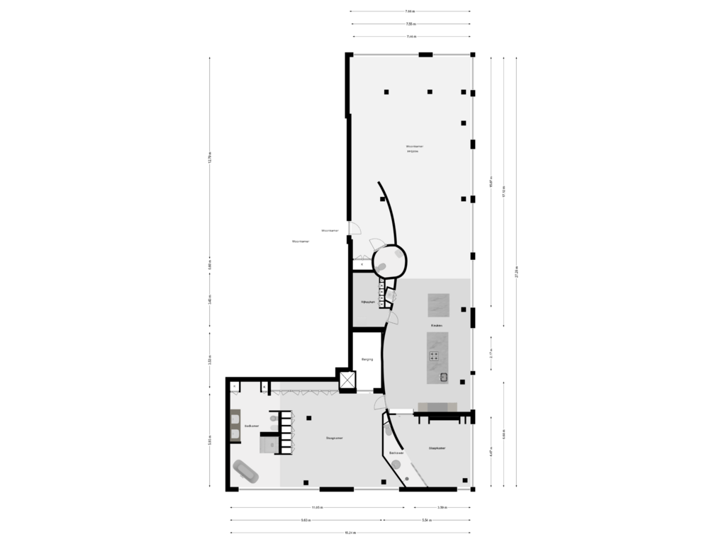 Bekijk plattegrond van 41e Verdieping van Landverhuizersplein 151