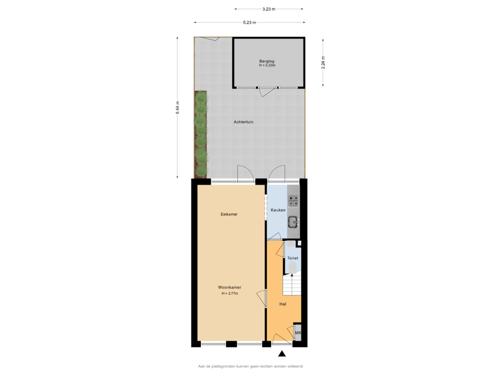 Bekijk plattegrond van Situatie van Cornelis Ketelstraat 44-B