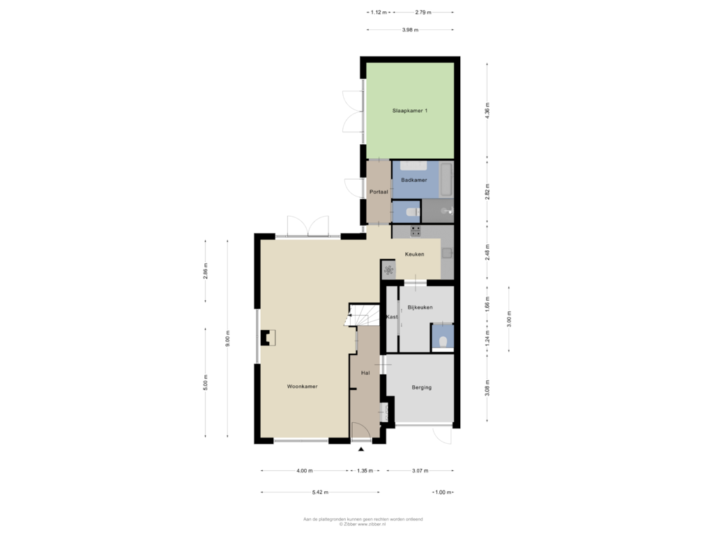 Bekijk plattegrond van Begane grond van Salomonsakker 25