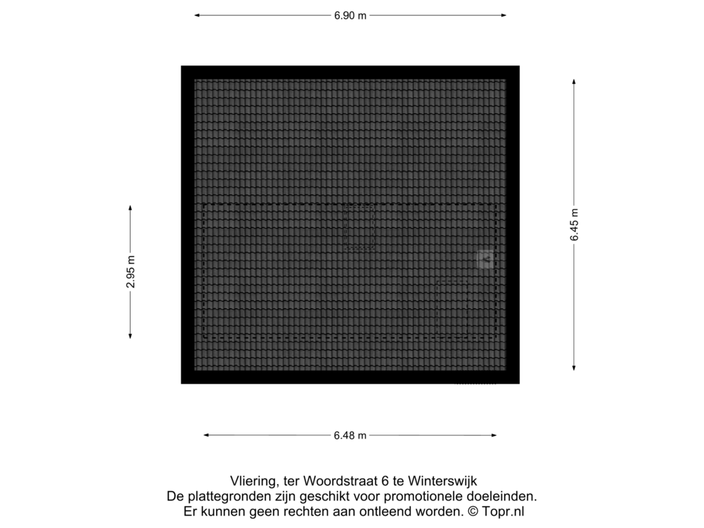 Bekijk plattegrond van Vliering van ter Woordstraat 6