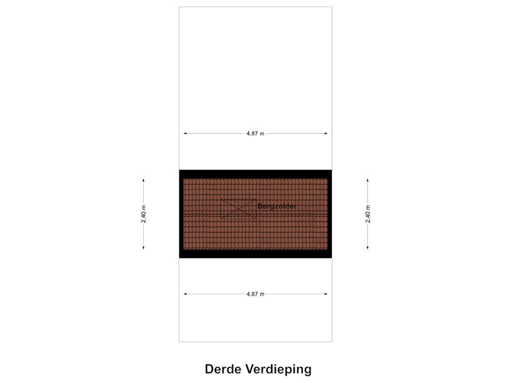 Bekijk plattegrond van Derde Verdieping van Venloseweg 47