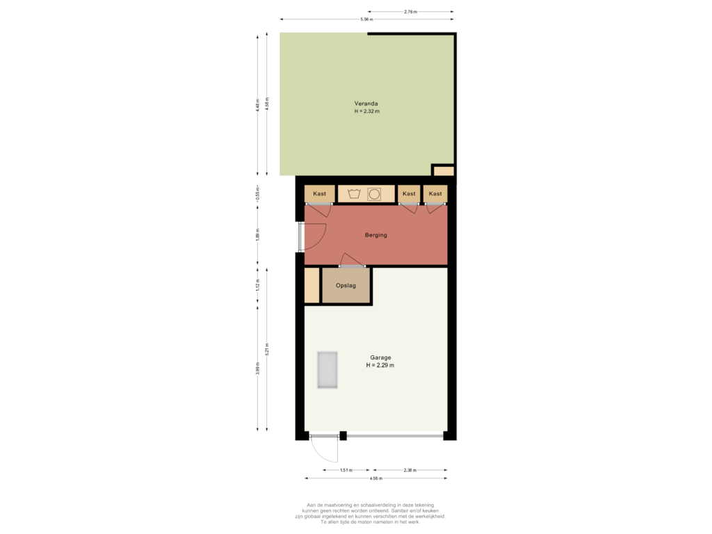 Bekijk plattegrond van Garage van Nunspeterweg 40