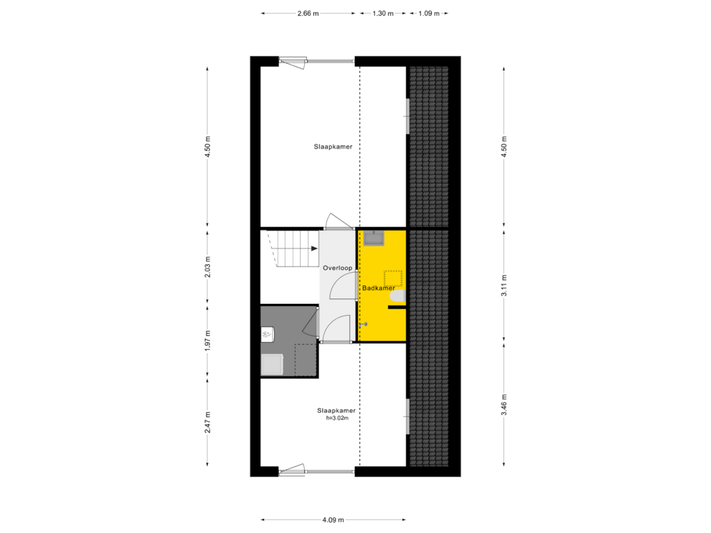 View floorplan of 2e Verdieping of Windhaak 53