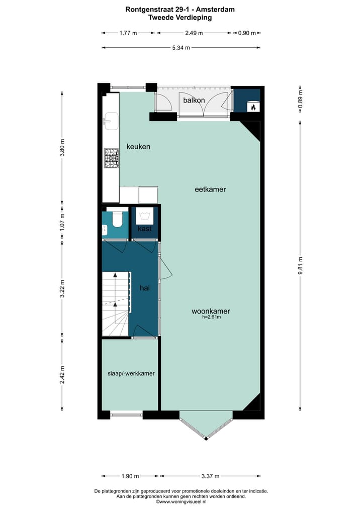 Foto 74 van Röntgenstraat 29-1