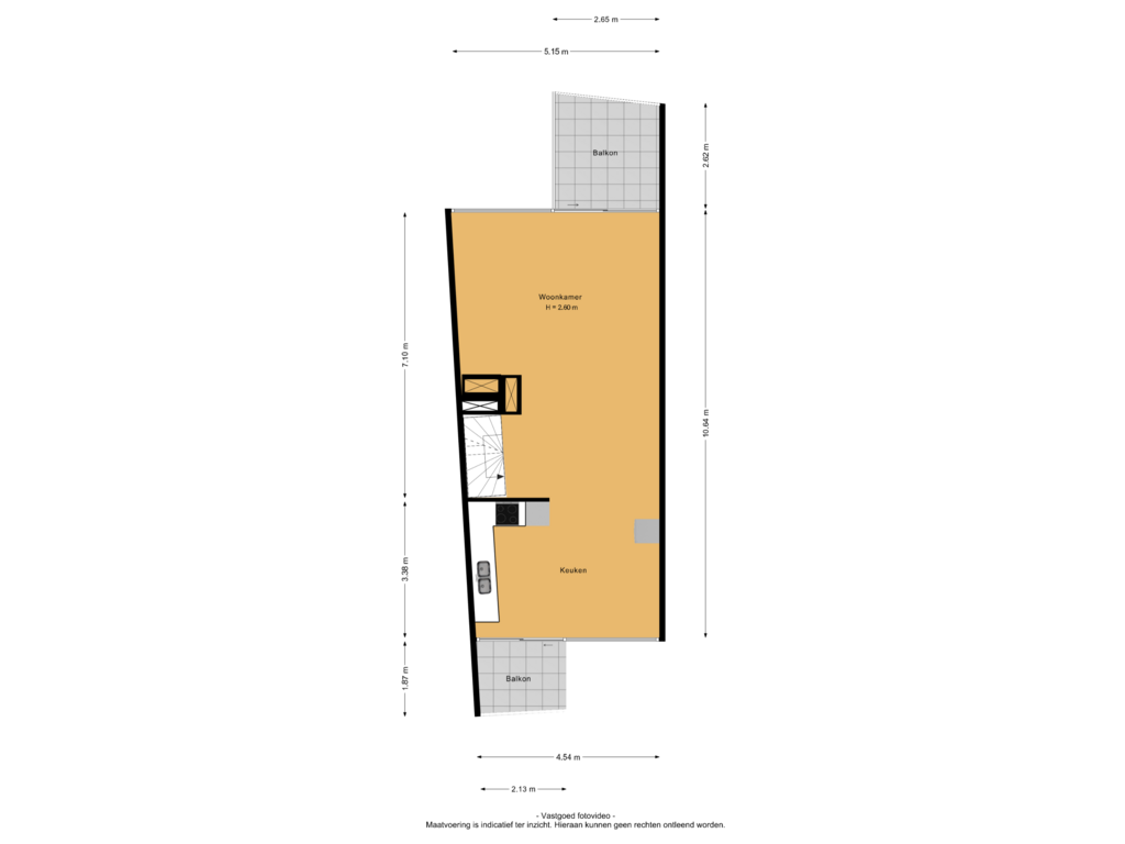 Bekijk plattegrond van 1e verdieping van Galicië 9