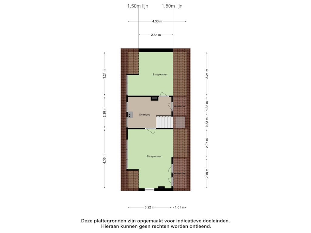 Bekijk plattegrond van Eerste Verdieping van Hogendijk 12