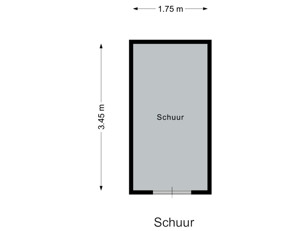 Bekijk plattegrond van Schuur van Jan Grijseelspad 18