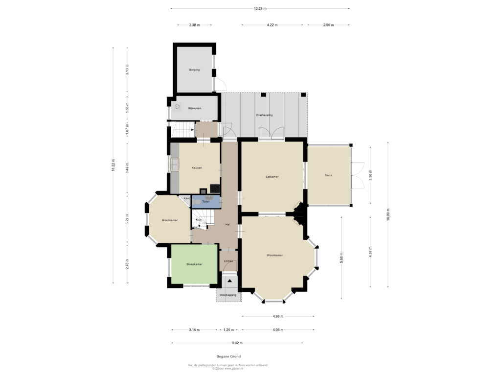 View floorplan of Begane Grond of Hoofdstraat 153