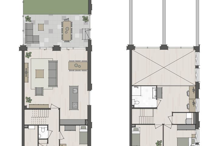 View photo 3 of Split-level woning (Bouwnr. F1)