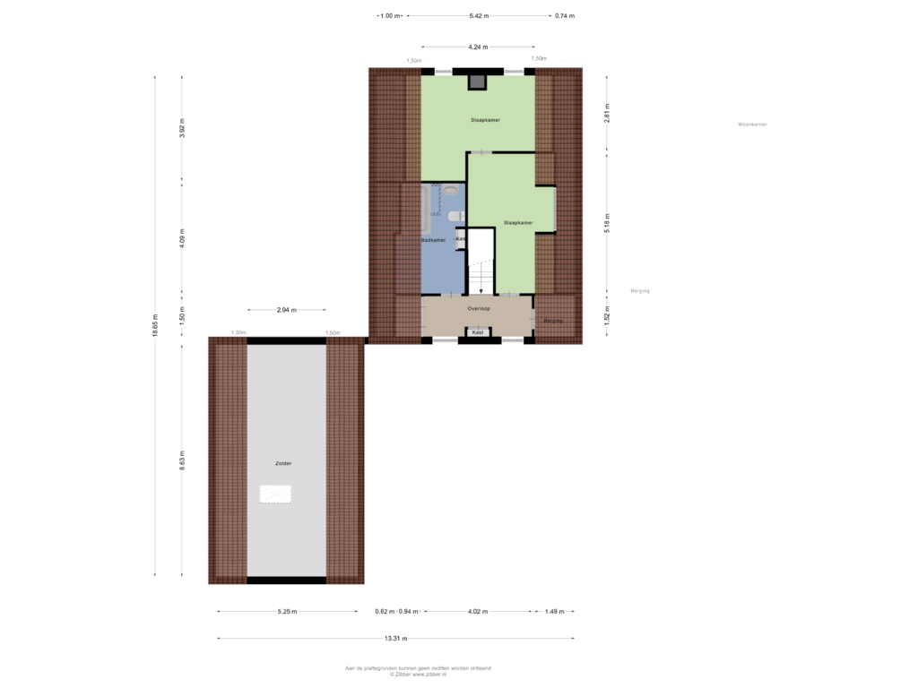 Bekijk plattegrond van Eerste verdieping van Schepperbuurt 4