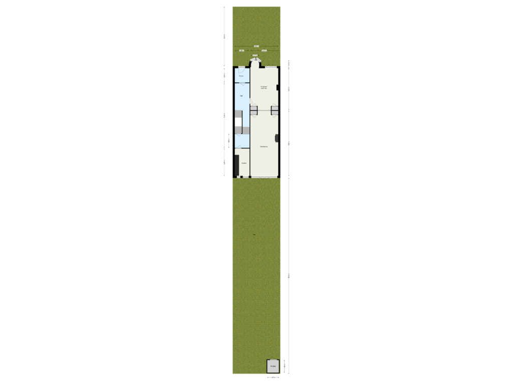 View floorplan of Begane Grond tuin of Mathenesserlaan 459