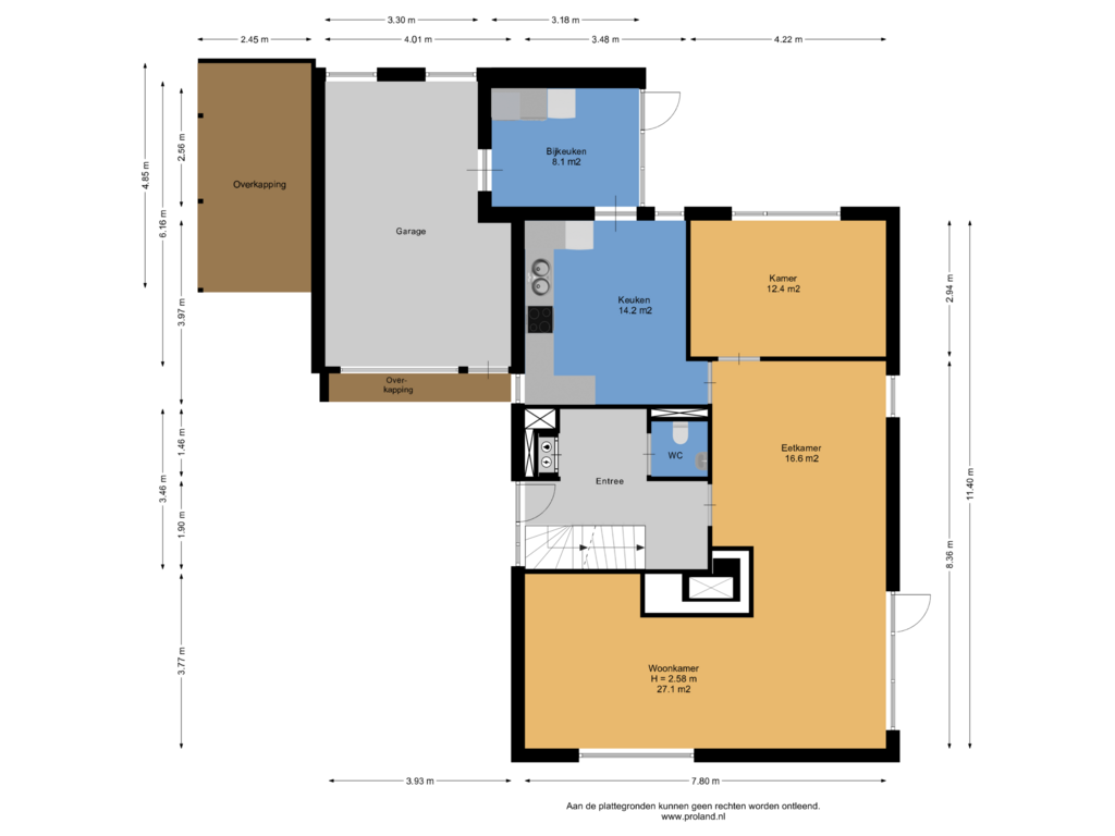 Bekijk plattegrond van Begane Grond van Korfstraat 1