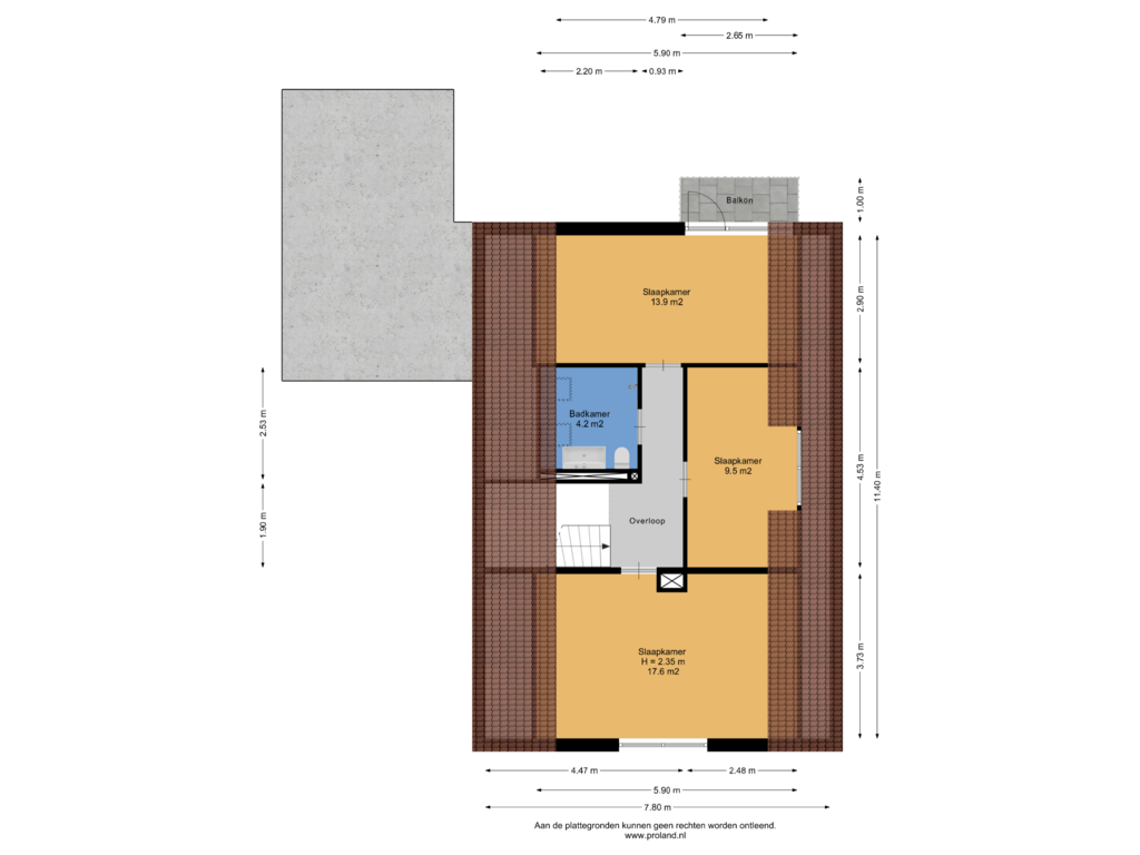 Bekijk plattegrond van 1e Verdieping van Korfstraat 1