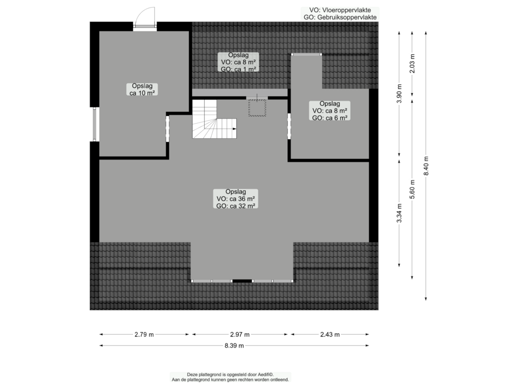 View floorplan of Eerste verdieping of Hoofdstraat 106