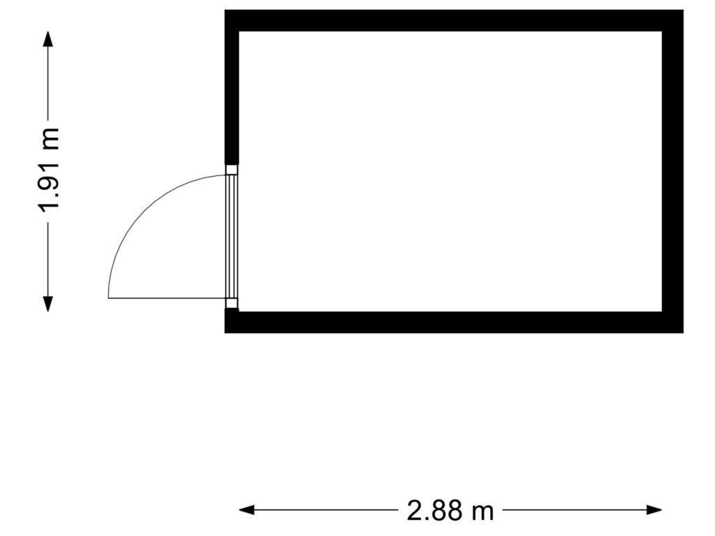 Bekijk plattegrond van Berging van Houthavenkade 85