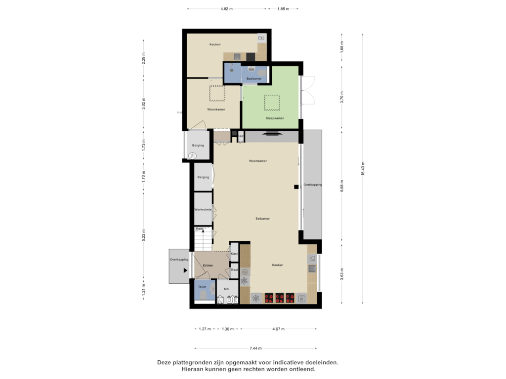 Bekijk plattegrond van Begane Grond van Kerkstraat 237-A