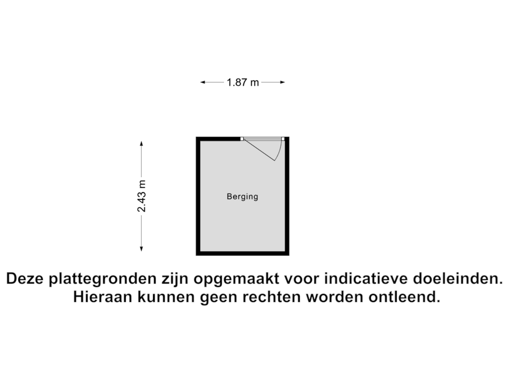 Bekijk plattegrond van Berging van Noordsingel 142