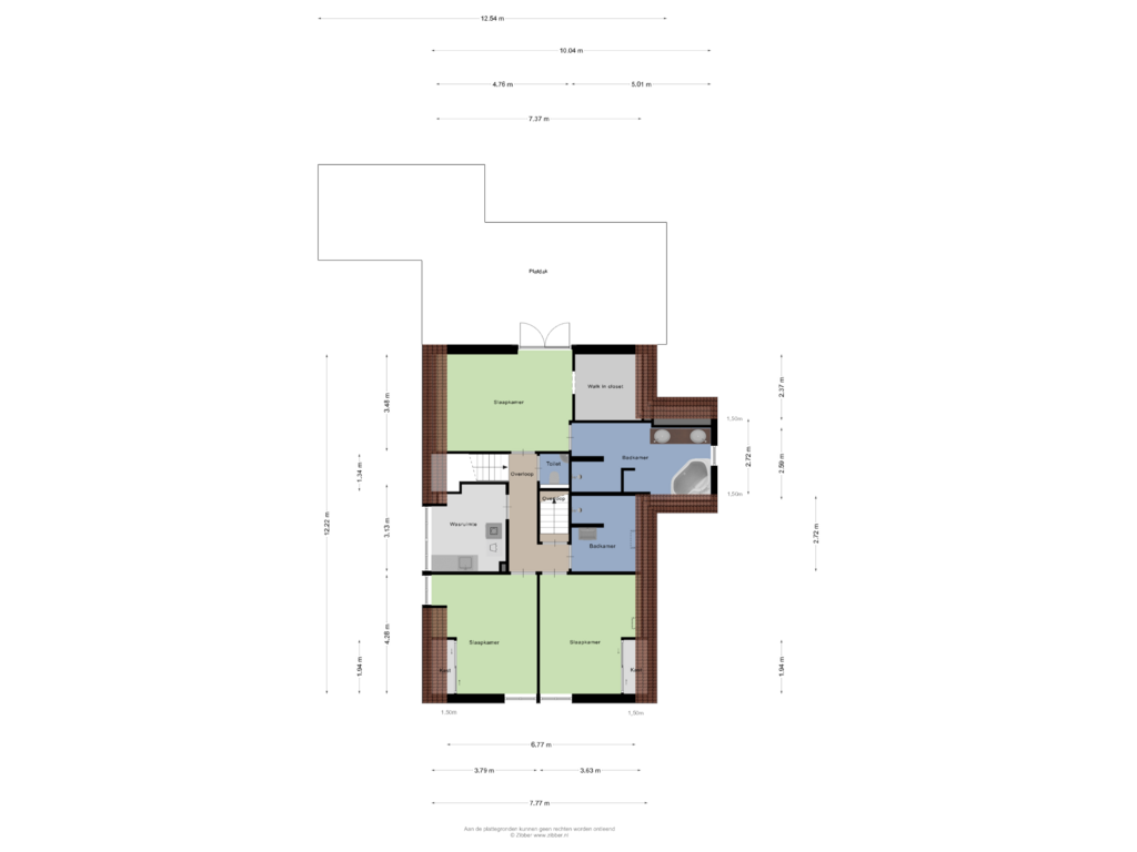 View floorplan of Eerste Verdieping of Vegerweg 50