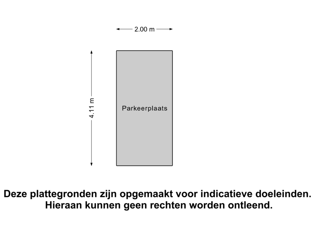 View floorplan of Parkeerplaats of Jacques Veltmanstraat 173