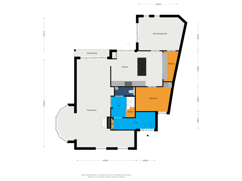 Bekijk plattegrond van Begane grond van Jan Wijngaardstraat 4