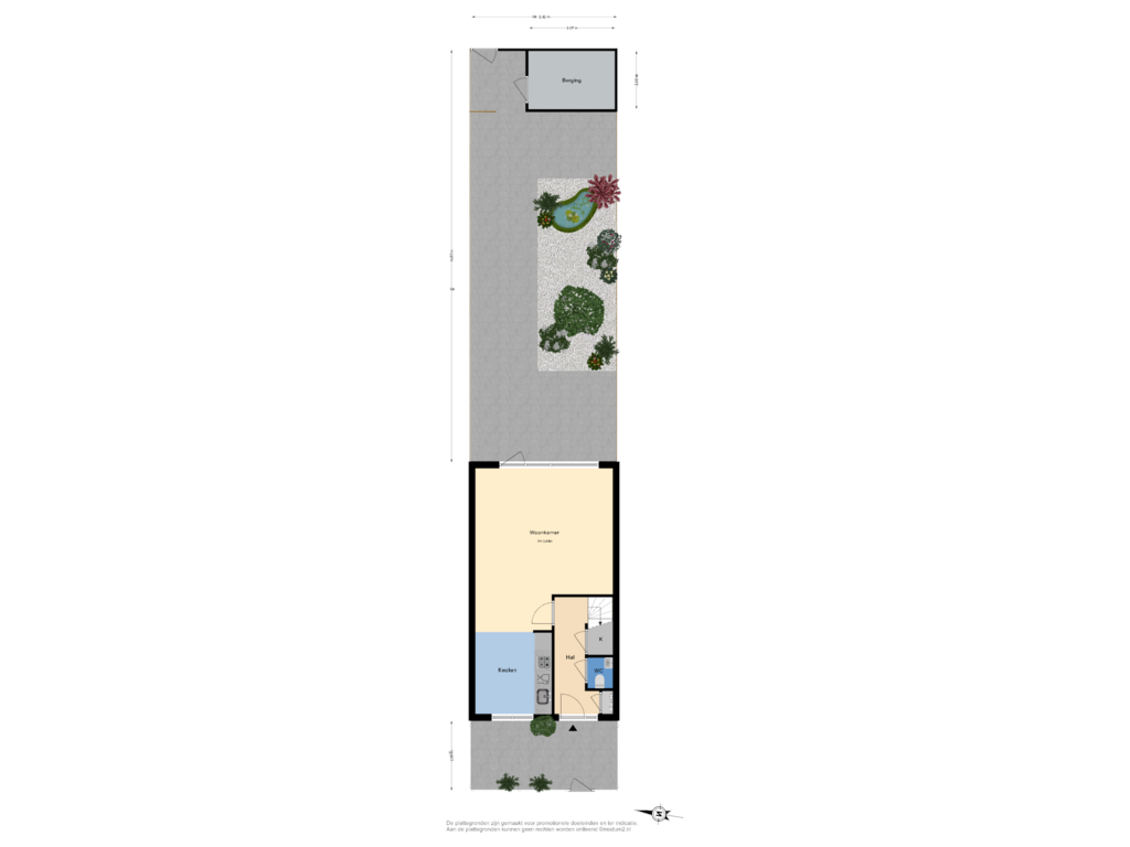 Bekijk plattegrond van perceel van Derde Werelddreef 271