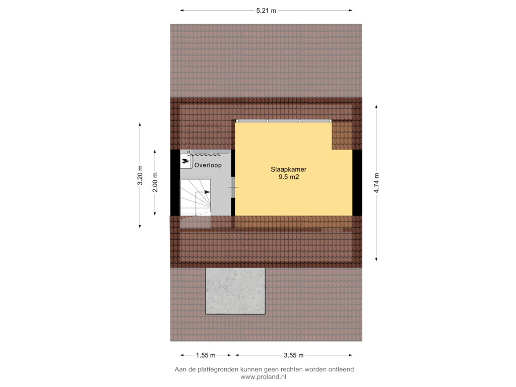 View floorplan of 2e Verdieping of Buggenumstraat 19