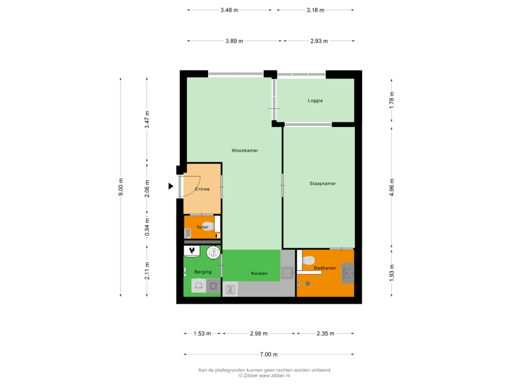 Bekijk plattegrond van Appartement van Bastion 3-D