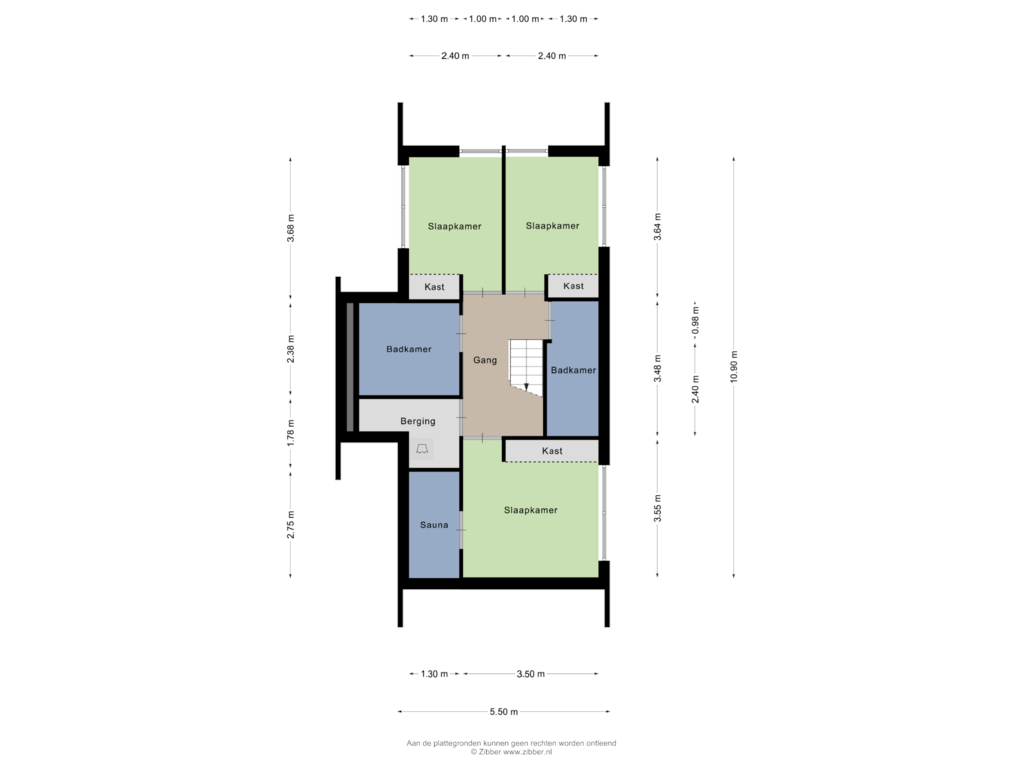 Bekijk plattegrond van Kelder van Rijksstraatweg 80-135