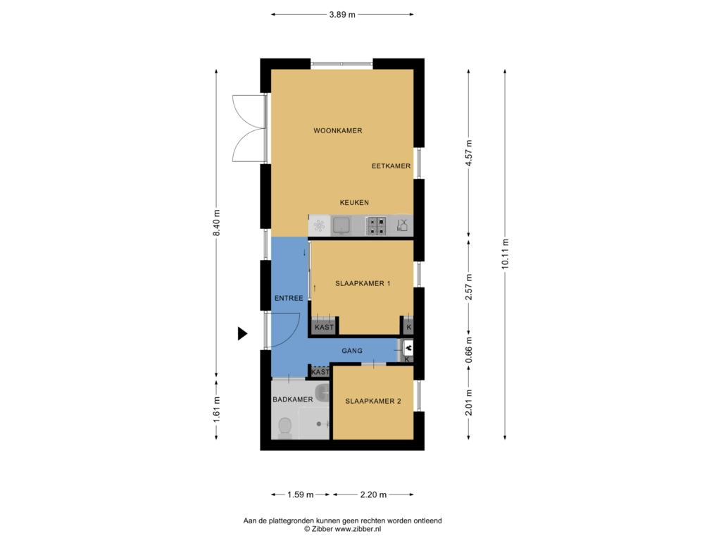 Bekijk plattegrond van Appartement van Centrumweg 5-17