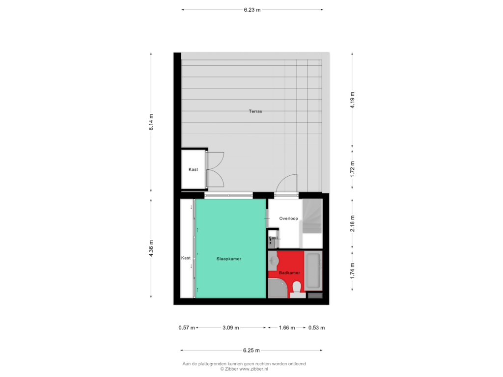 Bekijk plattegrond van Eerste Verdieping van Neringstraat-Oost 13