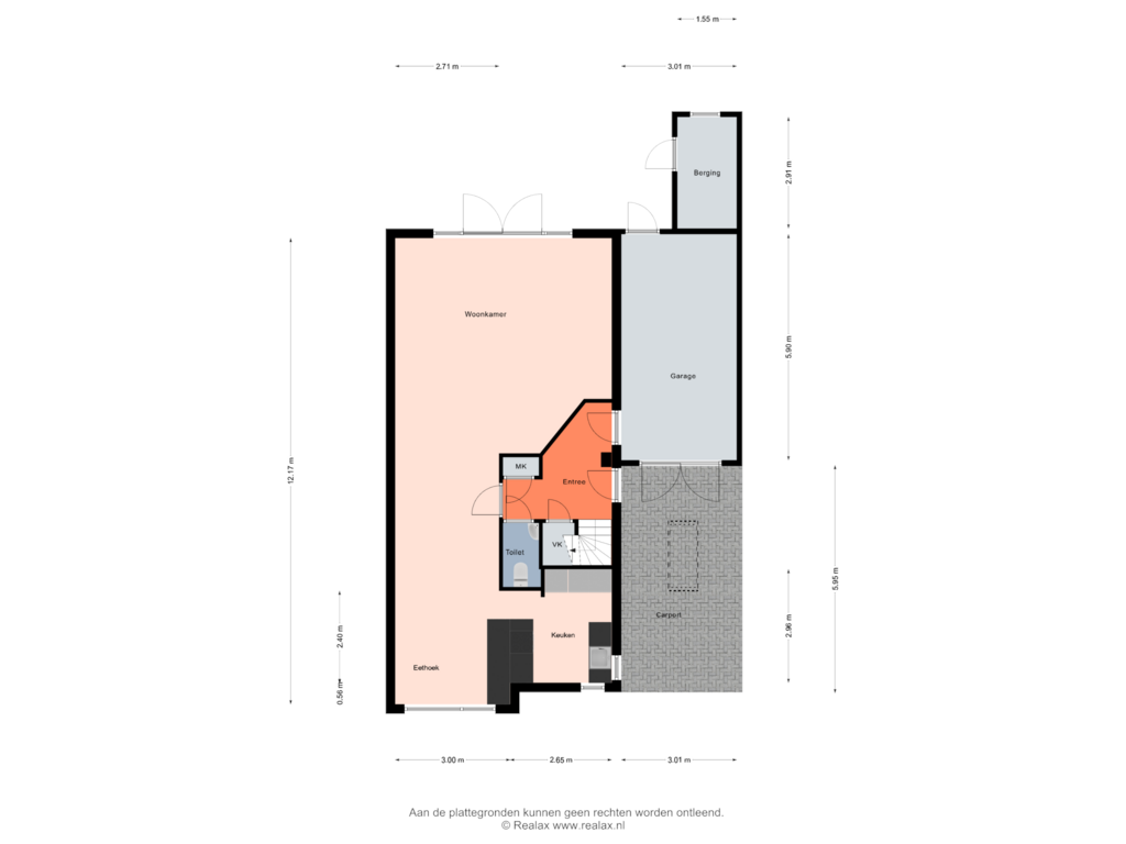 Bekijk plattegrond van Begane grond van Franc 20