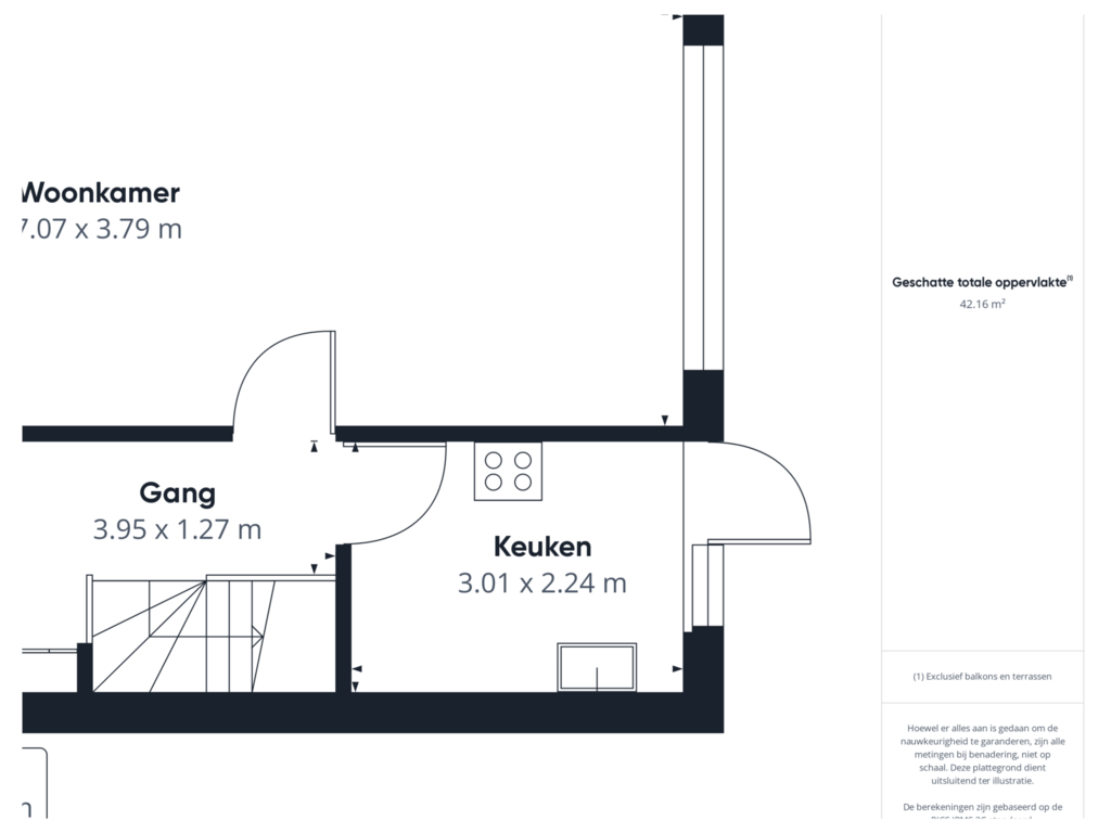 Bekijk plattegrond van Begane grond van Gerberalaan 22