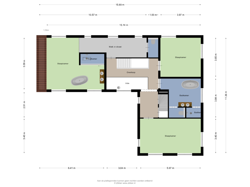 Bekijk plattegrond van Eerste verdieping van Emmalaan 3