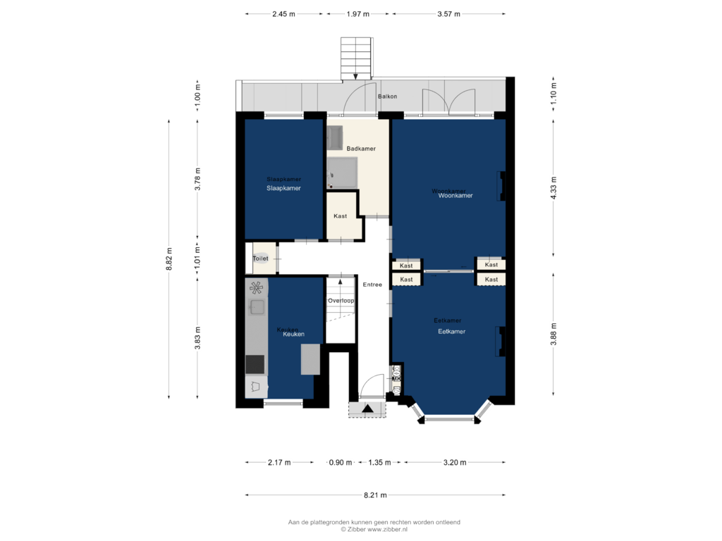 Bekijk plattegrond van Begane Grond van Transvaalstraat 21