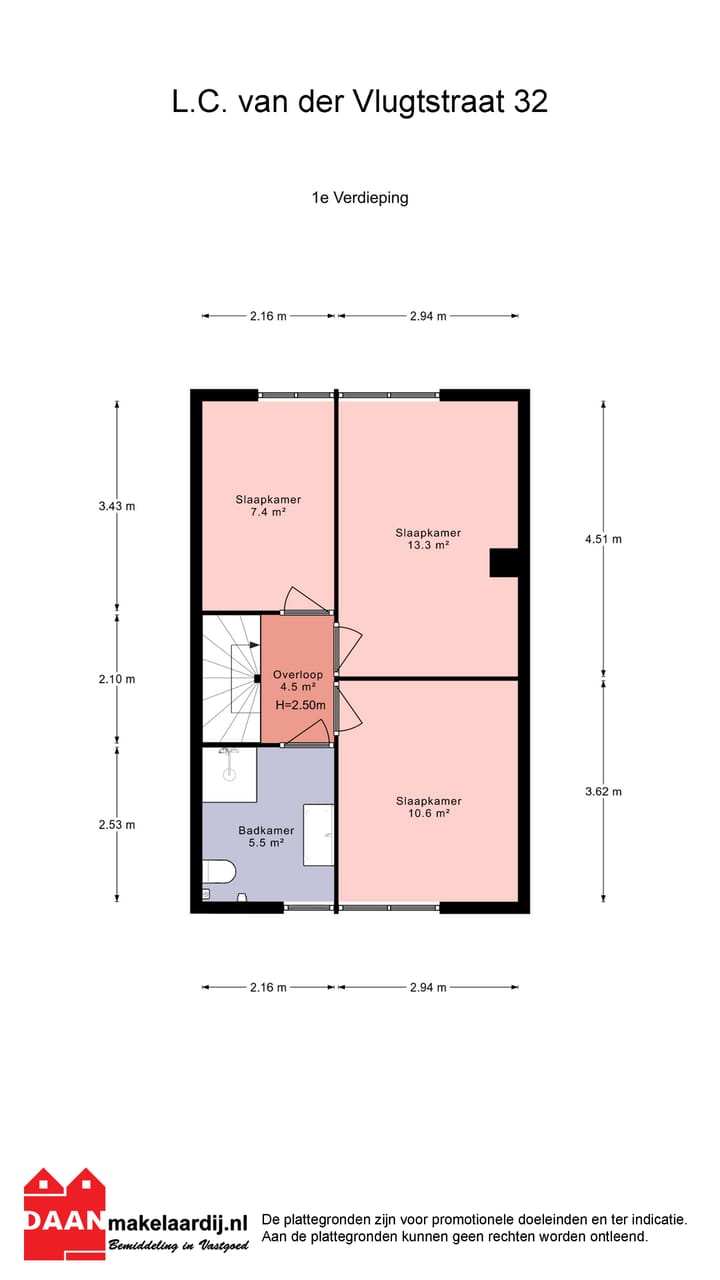 Foto 50 van L.C. van der Vlugtstraat 32