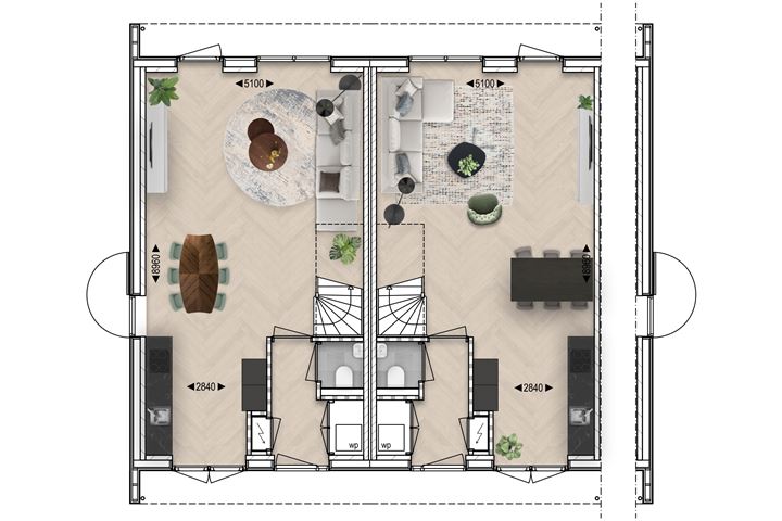 Bekijk foto 3 van Halfvrijstaande schuurwoning (Bouwnr. 8)