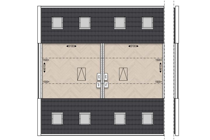 Bekijk foto 5 van Halfvrijstaande schuurwoning (Bouwnr. 8)