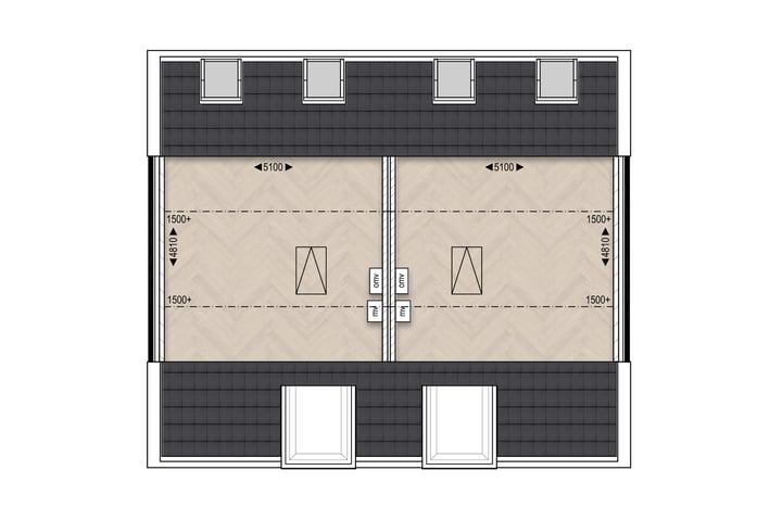 Bekijk foto 6 van Halfvrijstaande woning (Bouwnr. 5)