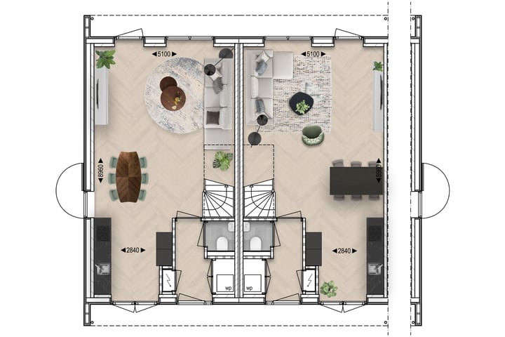 Bekijk foto 4 van Halfvrijstaande schuurwoning (Bouwnr. 7)