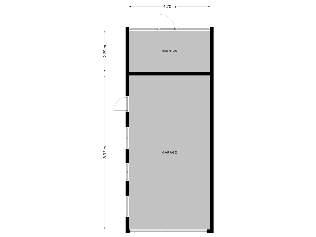 Bekijk plattegrond van Garage van Laarstraat 25