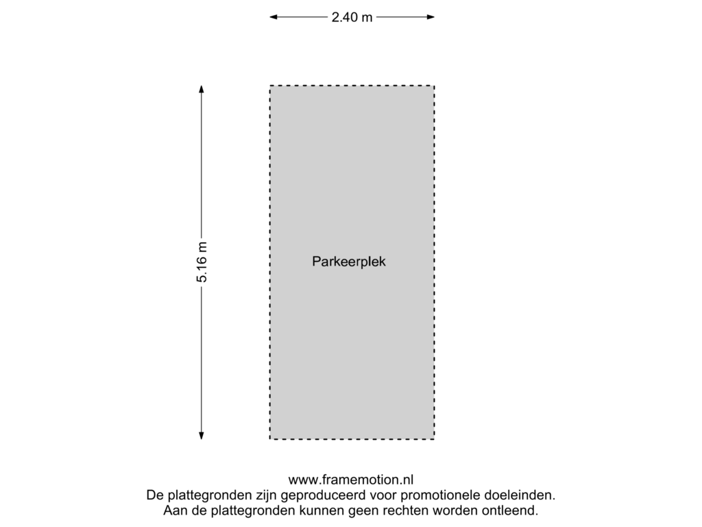 Bekijk plattegrond van Parkeerplek van Westzeedijk 409-F