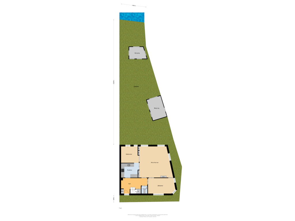 Bekijk plattegrond van Tuin van Langepad 27