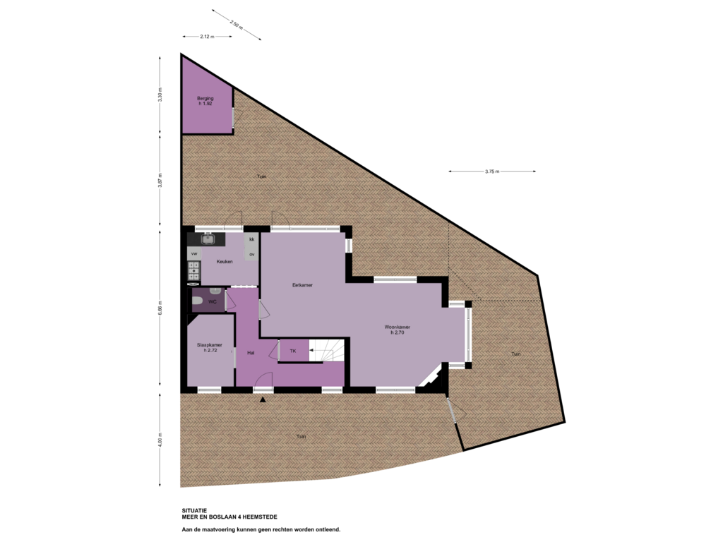 View floorplan of Situatie of Meer en Boslaan 4