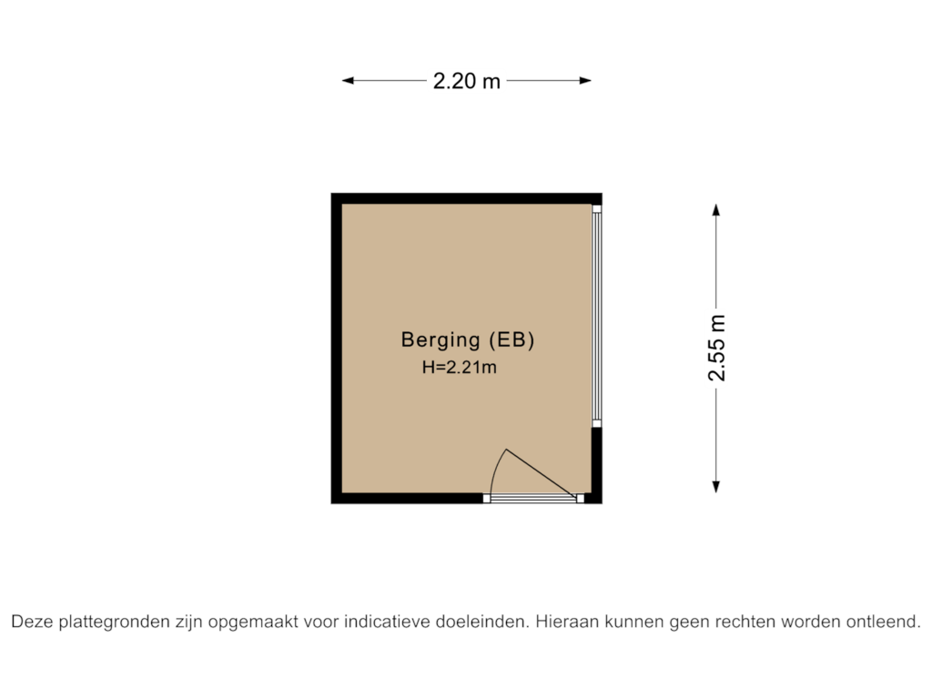 Bekijk plattegrond van Berging van Plotinusstraat 35