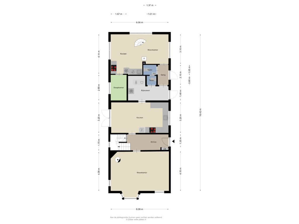 Bekijk plattegrond van Begane Grond van Fabrieksstraat 13