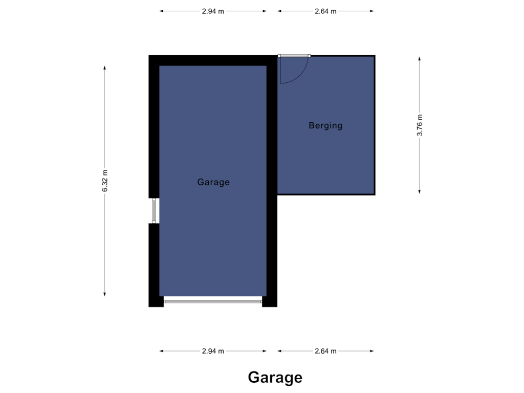 Bekijk plattegrond van Garage van Gebroeklaan 41