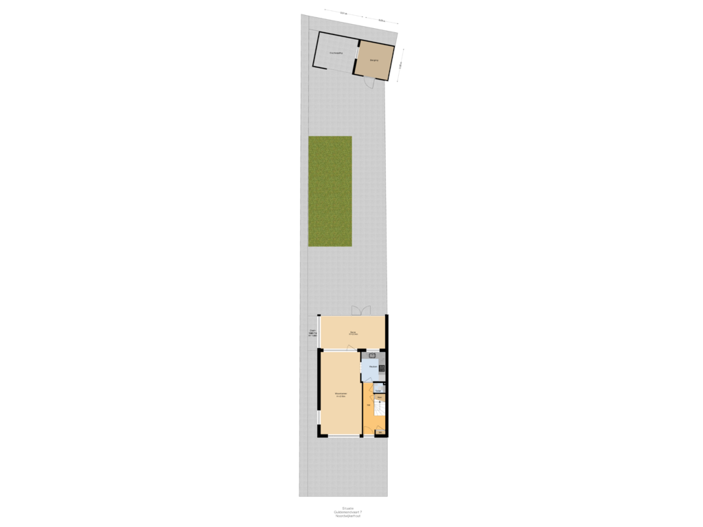 Bekijk plattegrond van Situatie van Guldemondvaart 7