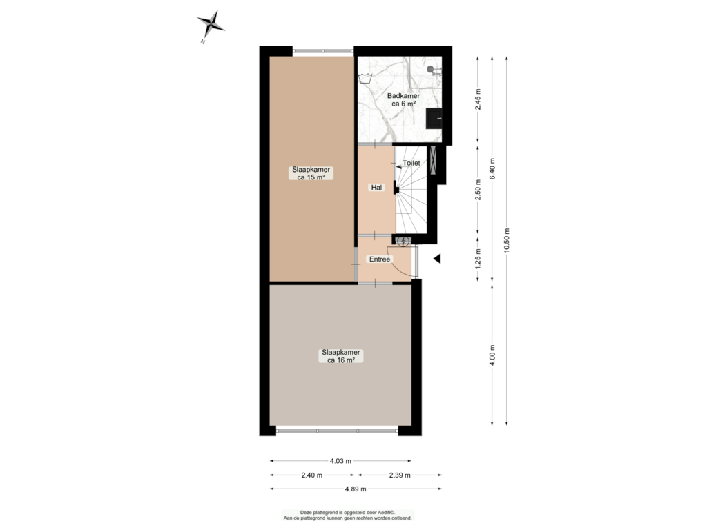 Bekijk plattegrond van Eerste verdieping van Slachthuisstraat 300